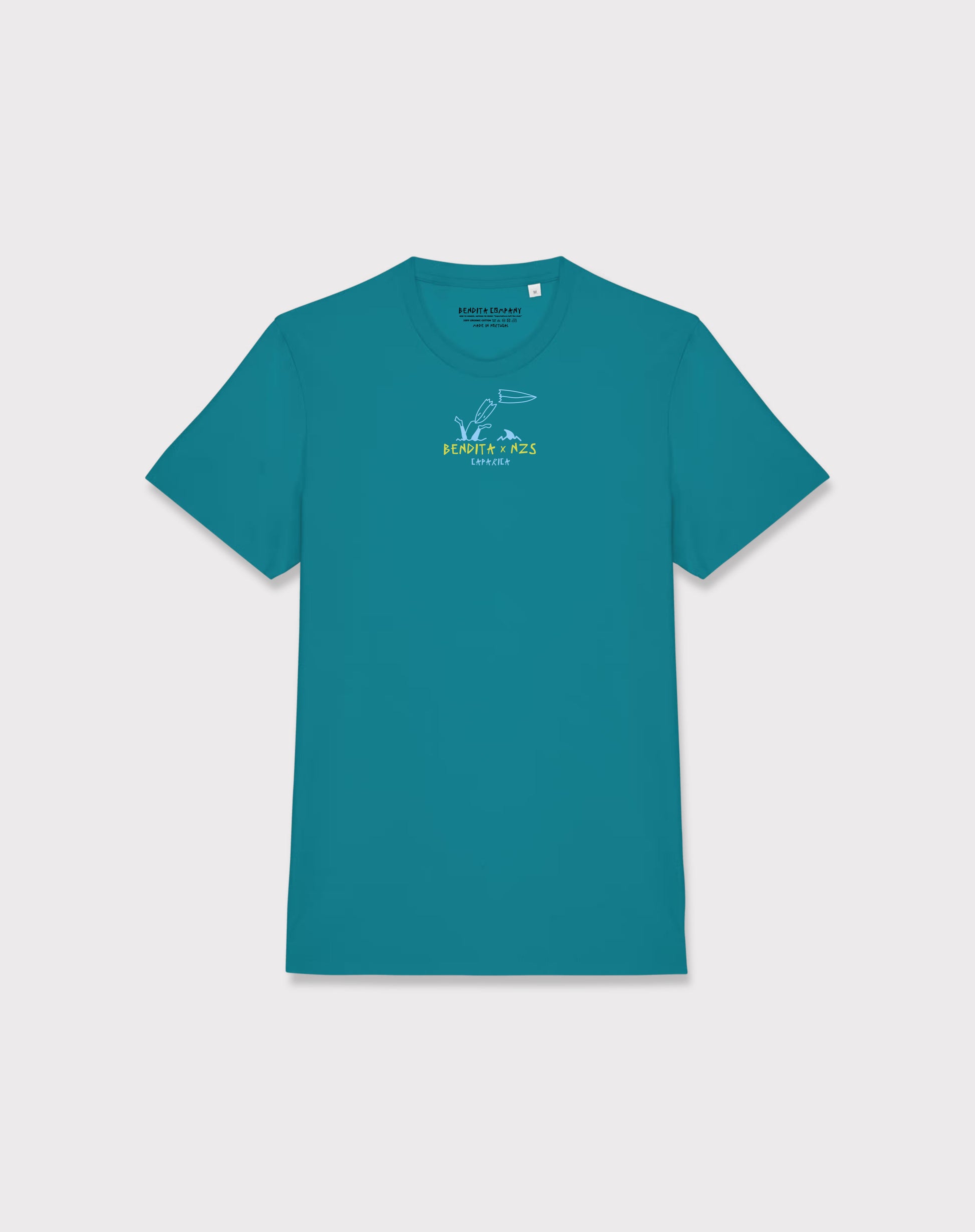 Here to Groove T-Shirt – Adriatic Blue | Organic Cotton | Made in Portugal