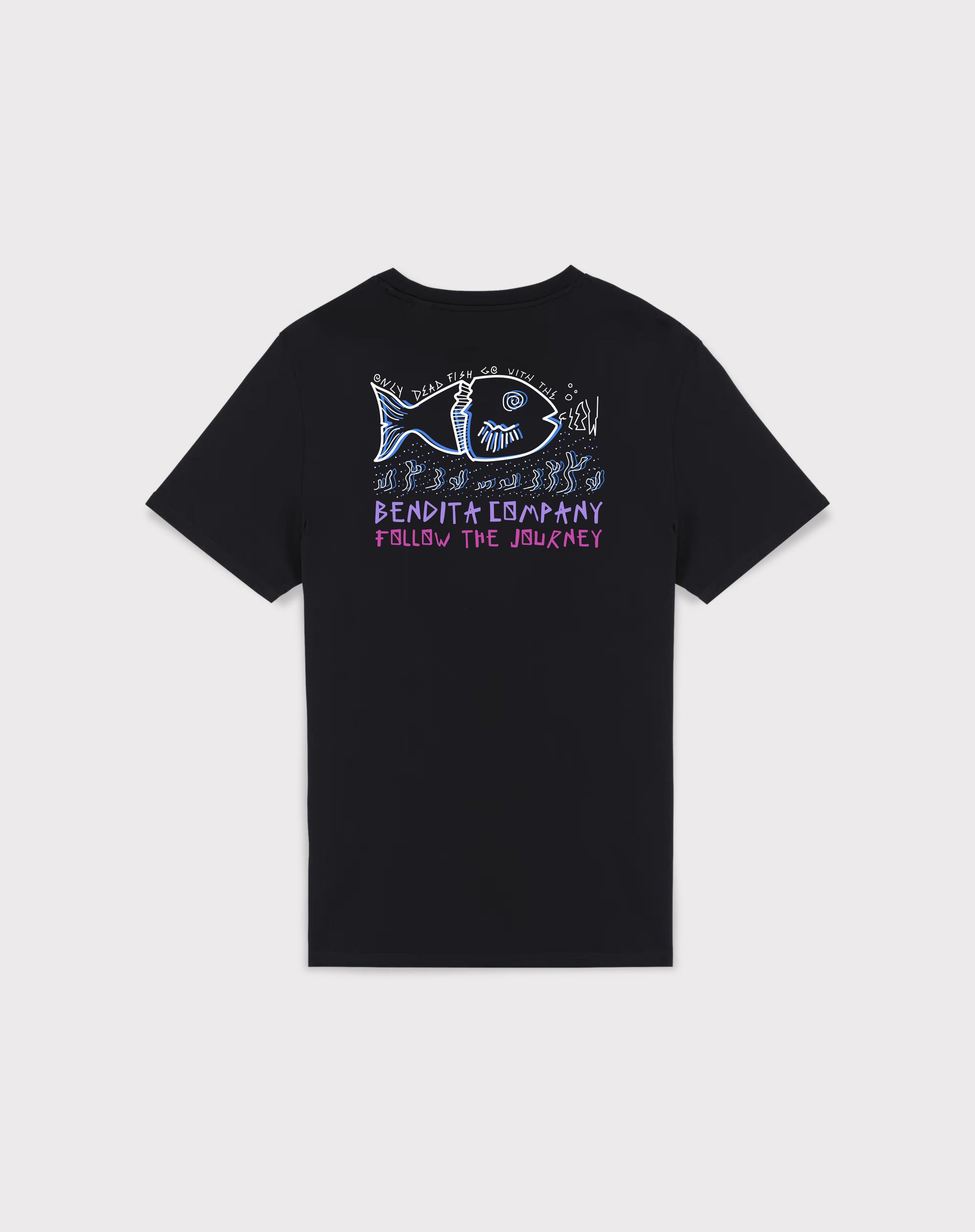 Dead Fish T-Shirt – Black | Organic Cotton | Made in Portugal