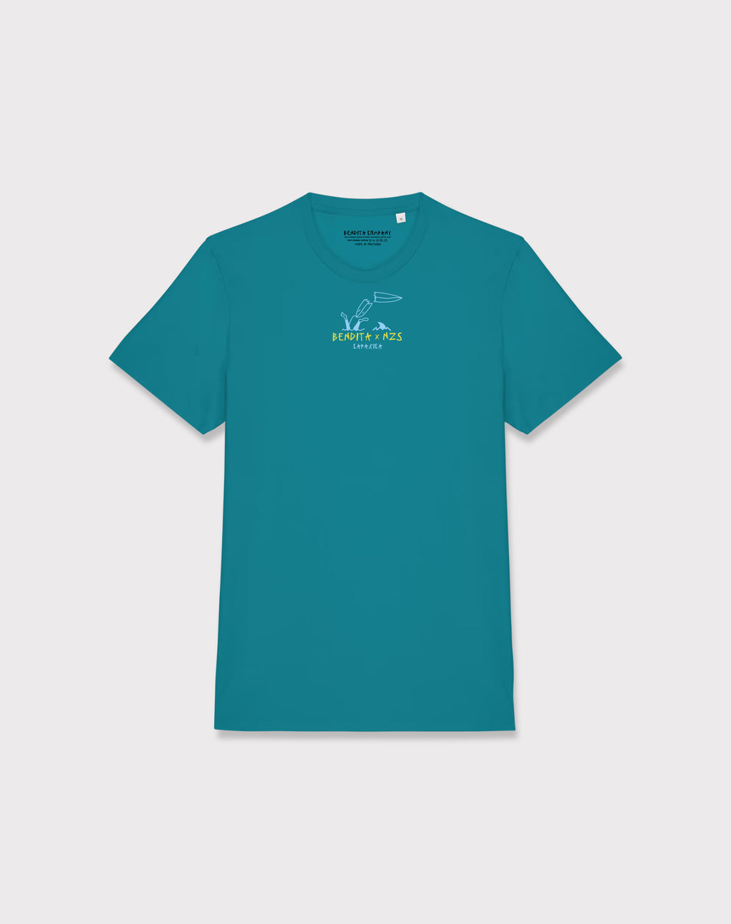 Here to Groove T-Shirt – Adriatic Blue | Organic Cotton | Made in Portugal