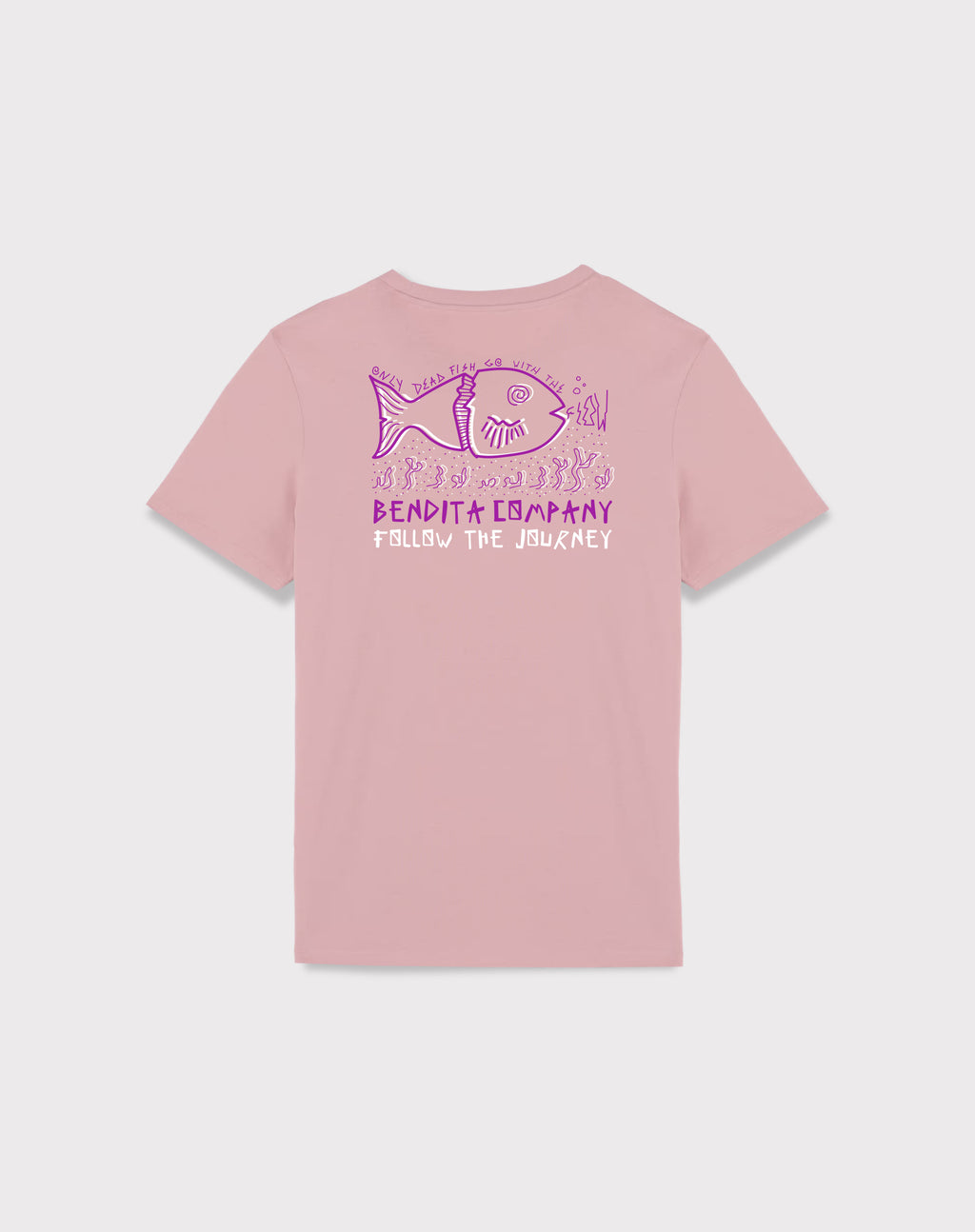 Dead Fish T-Shirt – Petal Rose | Organic Cotton | Made in Portugal