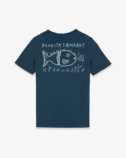 DEAD FISH PEACOCK BLUE