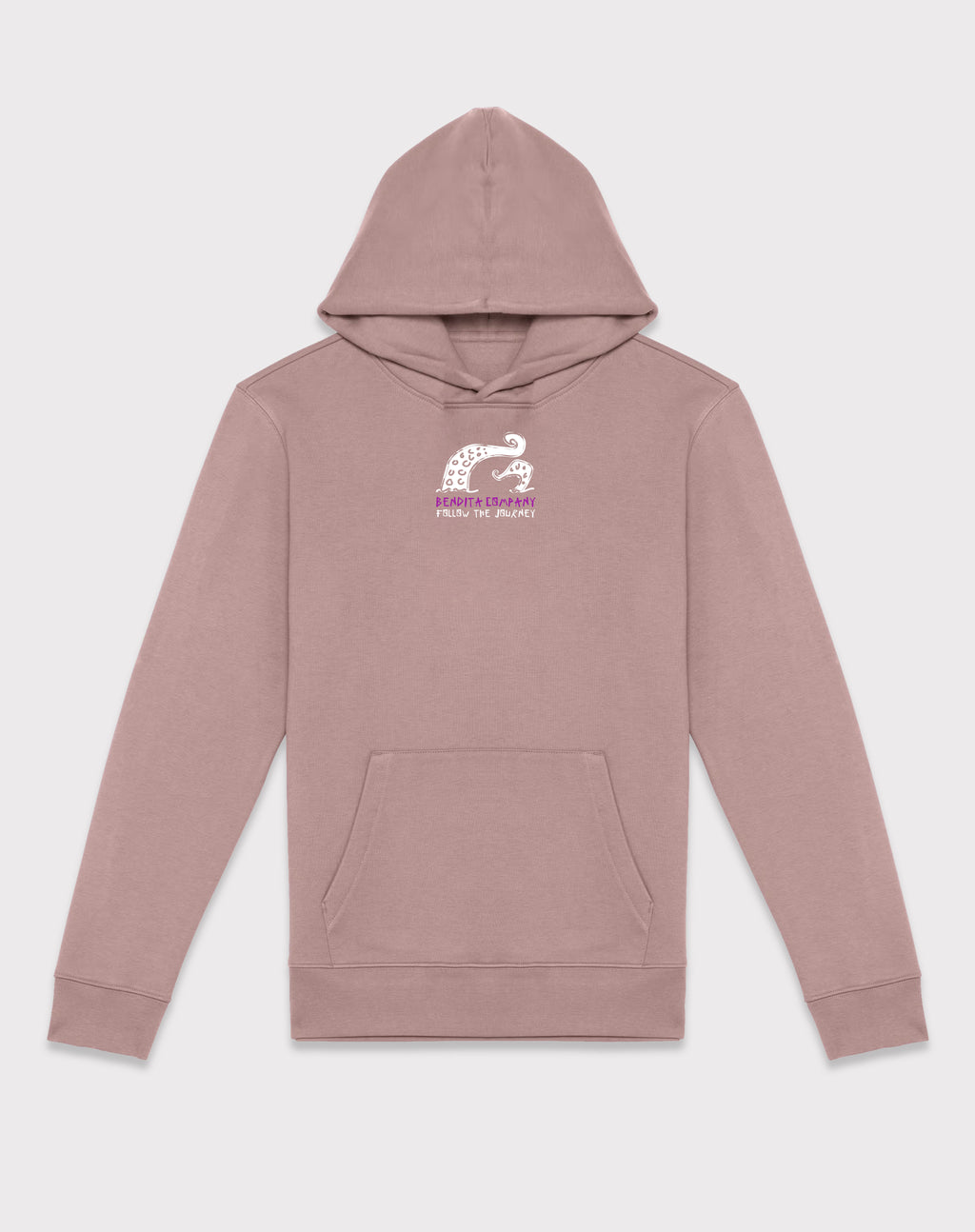 Dead Fish Hoodie – Petal Rose | Organic Cotton | Made in Portugal